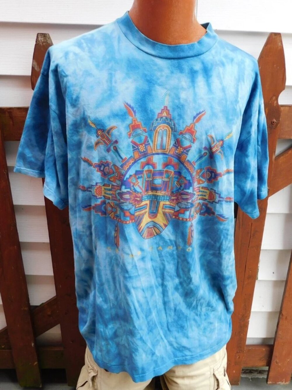 Vintage Souvenir GRAND CANYON TIE DYE T Shirt XL
